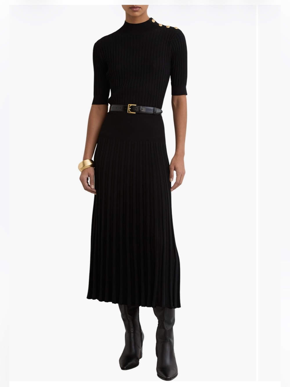 Reiss $250 Harriet Wool Bland blazer in black